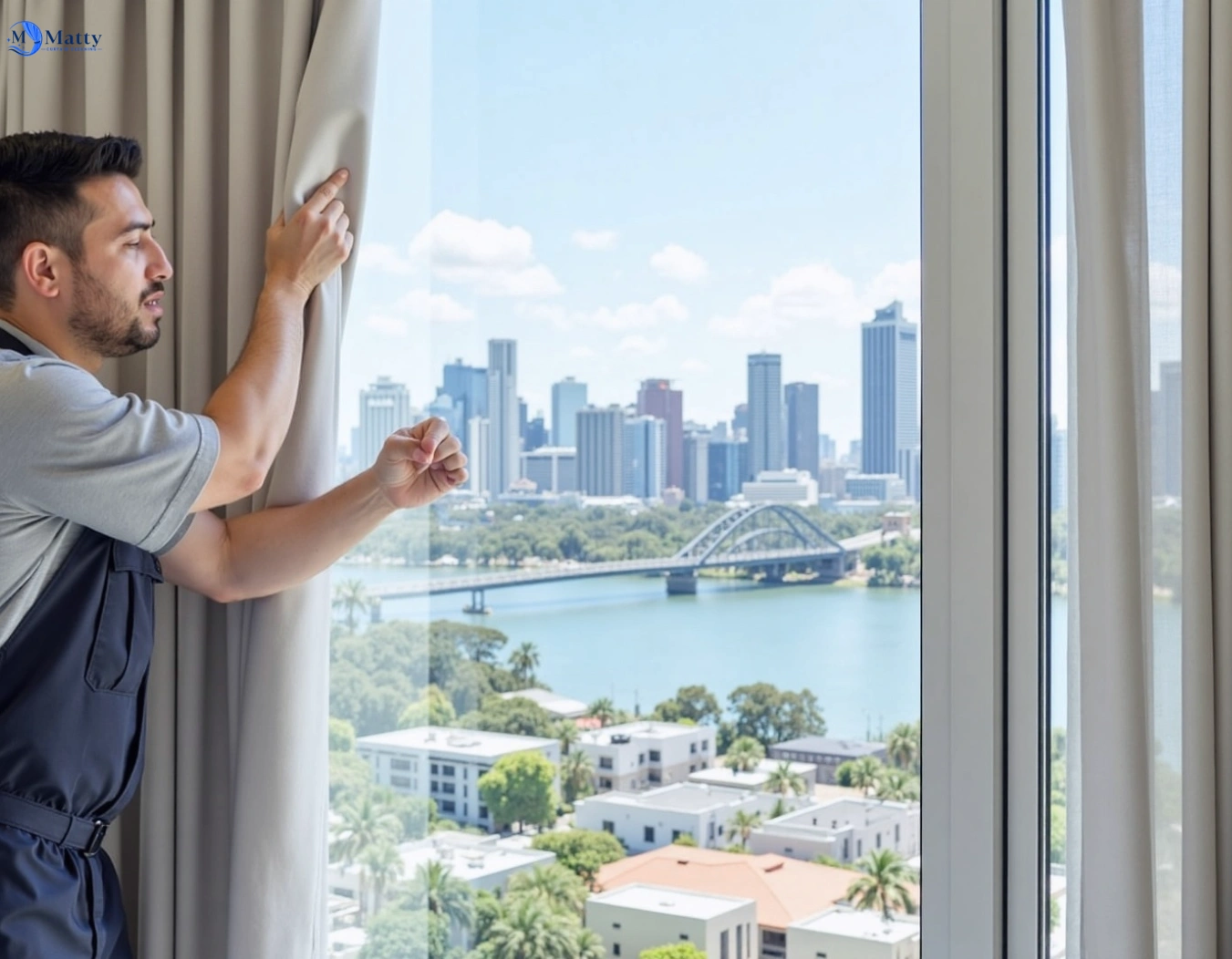 Professional curtain steam cleaning service regents-park-nsw QLD by Matty Curtain Cleaning